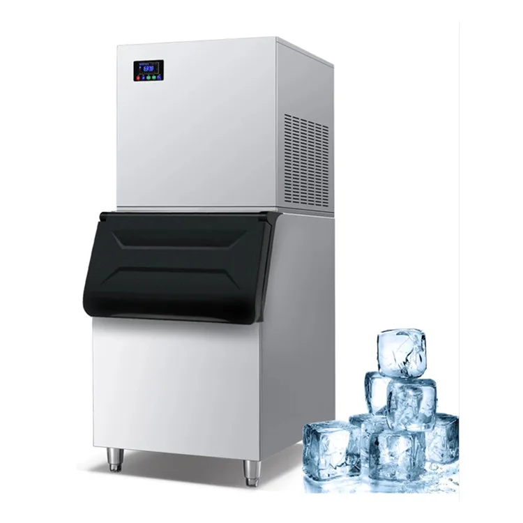 Flake Ice Machine Snow Making Instant Freezer With Ice Cube Maker