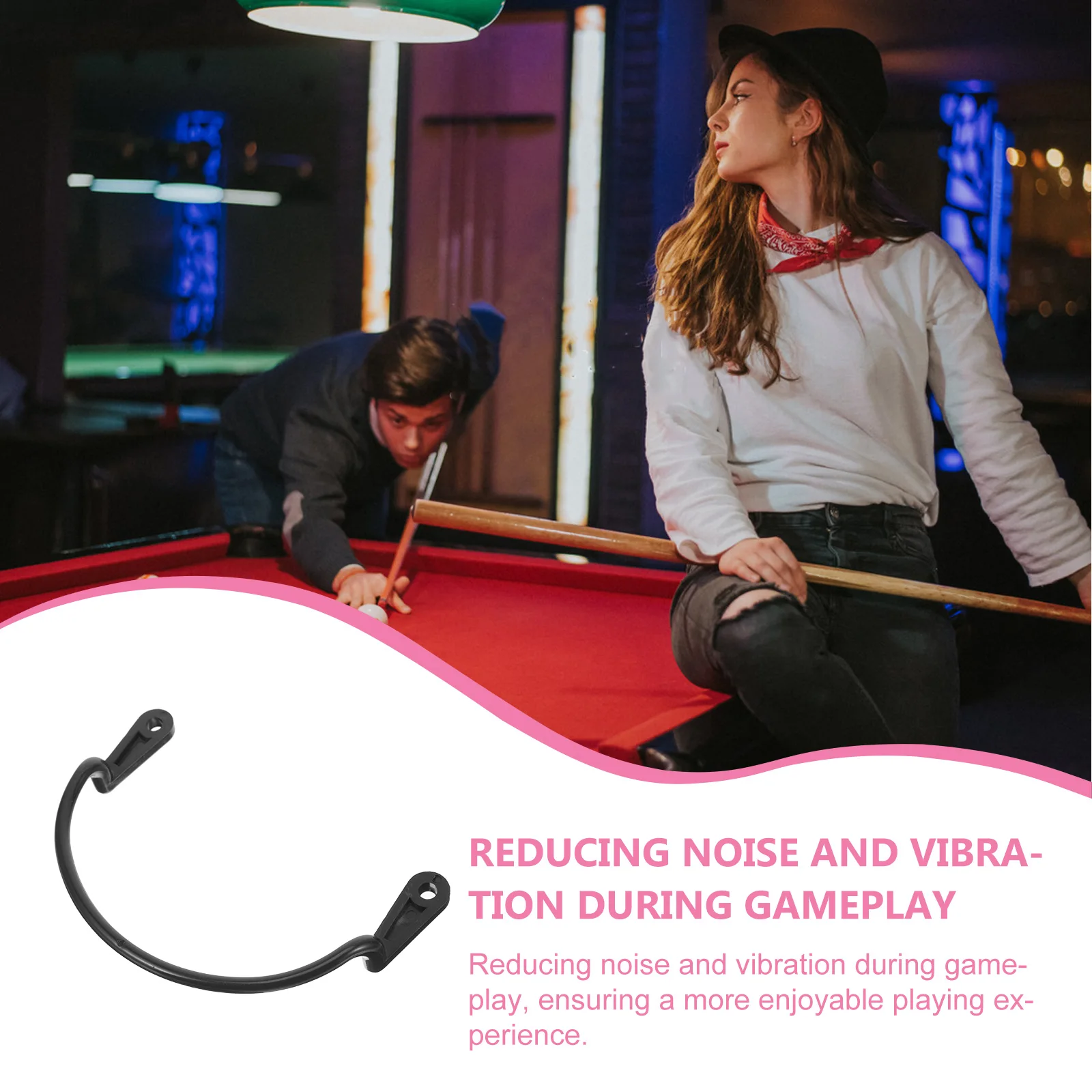 

6Pcs Pool Table Pocket Hangers Durable Plastic Fixing Holders Noise Reduction Billiard Accessories Pocket Hanging Buckles Stable