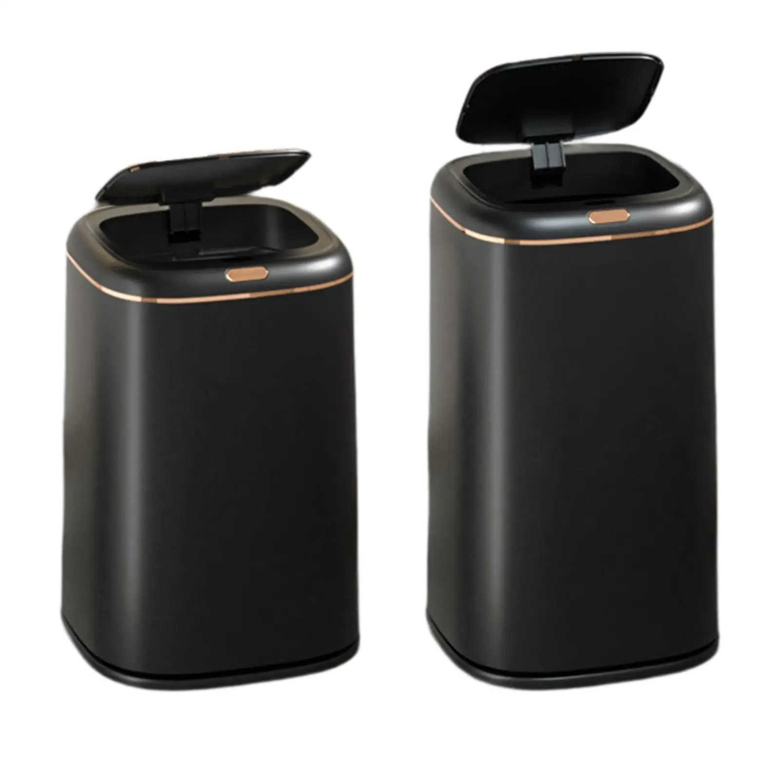 

Dustbin Large Capacity Induction Wastebasket Waterproof Touchless Garbage Bin for Rvs Kitchen Bedroom Bathroom Living Room