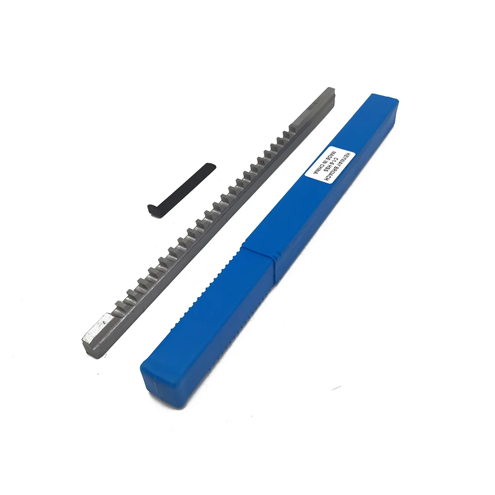 Keyway bros Push-Type 6mm C1 metrik, alat bros untuk CNC Router, logam untuk CNC Router