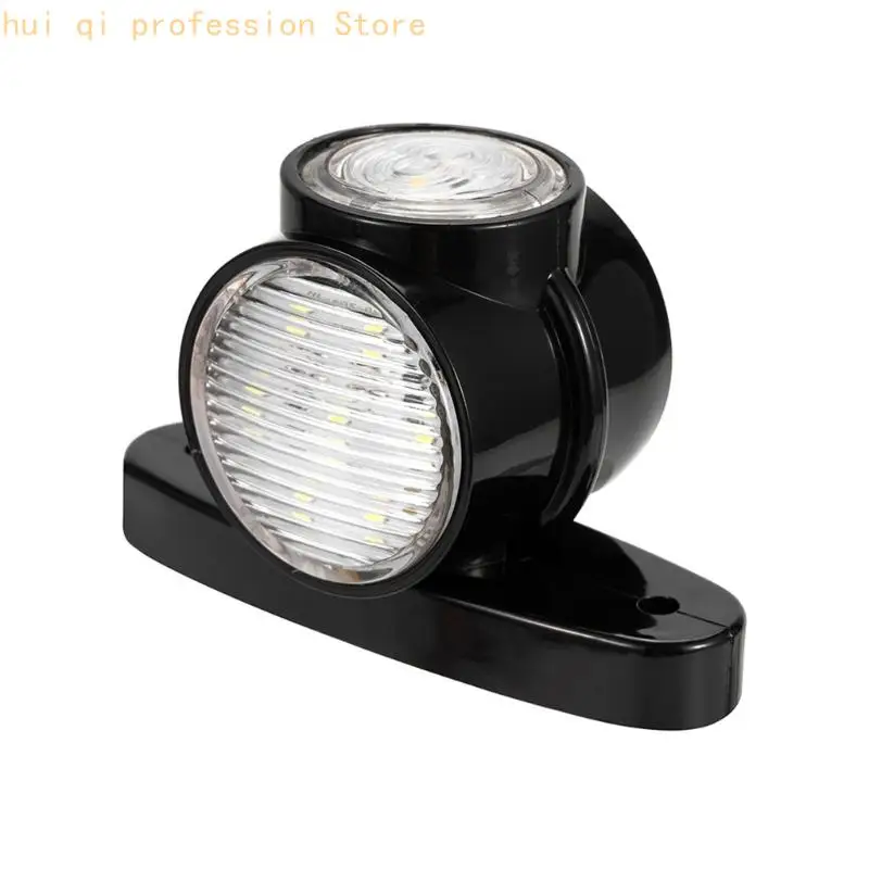 Truck Turn and Side Marker Lamp with Integrated Mounting Base for 12V H8WE