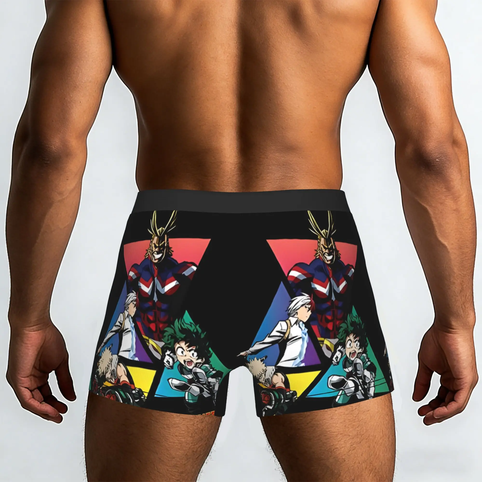 The Undefeated Squad Bandai My Hero Academia Underpants Breathbale Panties Men's Underwear Comfortable Shorts Boxer Briefs