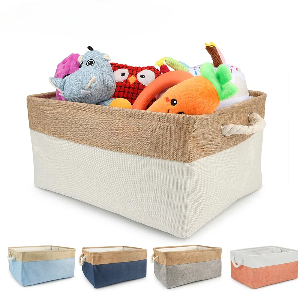 

1Pcs Dog Toy Basket Free Print Pet Storage Box Cat Toys Clothes Accessories Organize Storage pet supplies