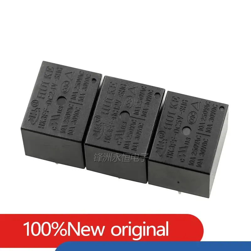 Power relays HK3FF-DC5V-SHG HK3FF-DC12V-SHG HK3FF-DC24V-SHG 10A250VAC 5V 12V 24V T73 5PIN