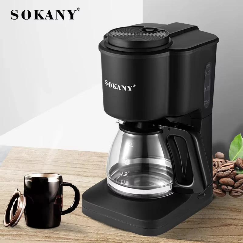 Sokany Fully Automatic Espresso Machine, Drip Coffee Machine, Coffee Brewing Machine, Tea Brewing Machine,Insulation Function ﻿