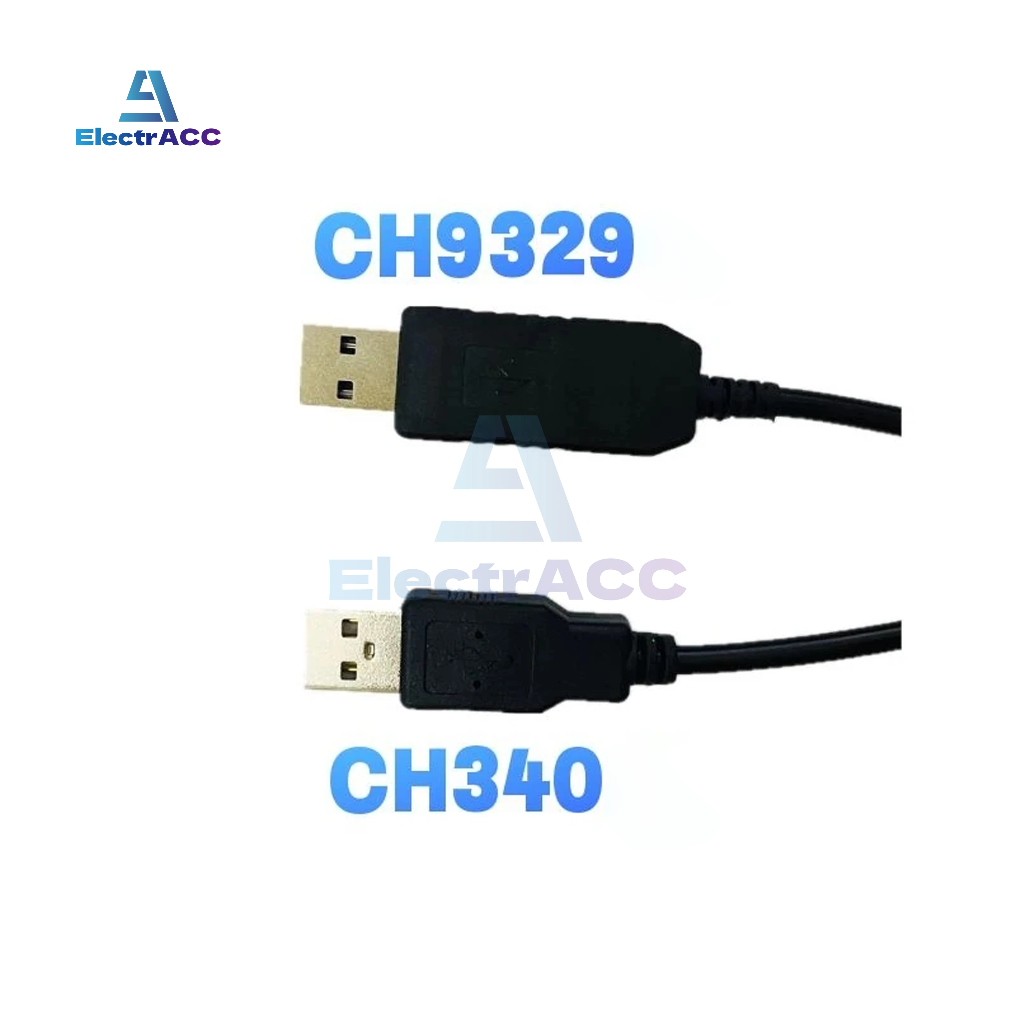 CH9329+CH340UART/TTL Serial Port to USB HID Full Keyboard and Mouse Drive-free Dual Male Module