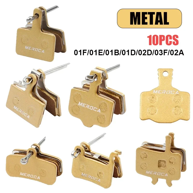 Meroca Bicycle Brake Pads Semi-Metallic MTB Disc Brake Pads for Shimano Type Balatas G01S XTR XT M9000 SLX M7000 M666 M675 M615