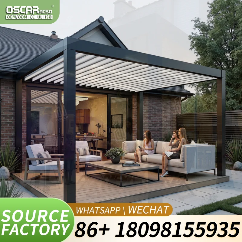 Recable Folding Outdoor Gazebo Multifunctional Easy Assembled for Balcony Garden pergola