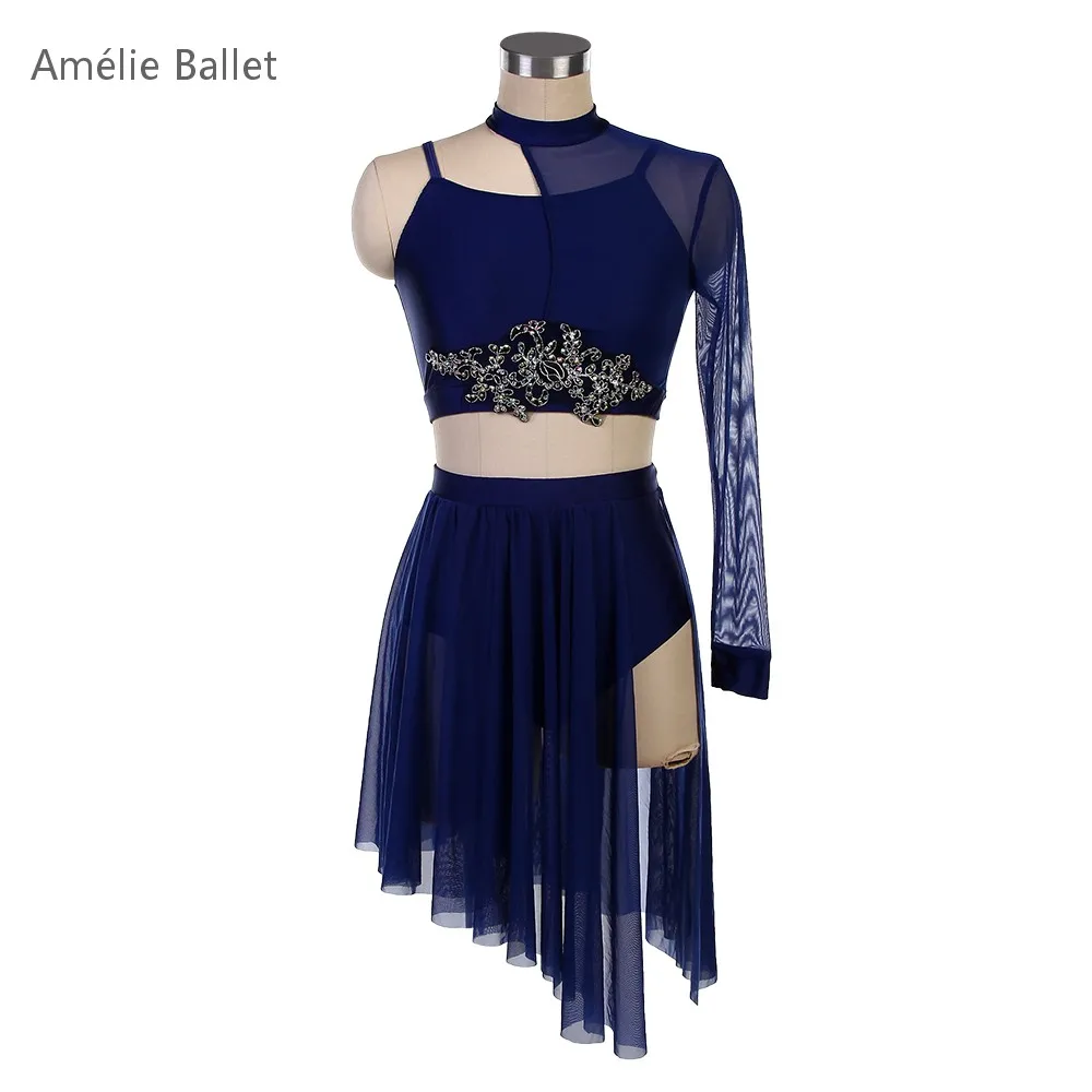 25129-navy-blue-grey-purple-spandex-and-mesh-ballet-dress-adult-girls-ballet-lyrical-contemporary-dance-costumes