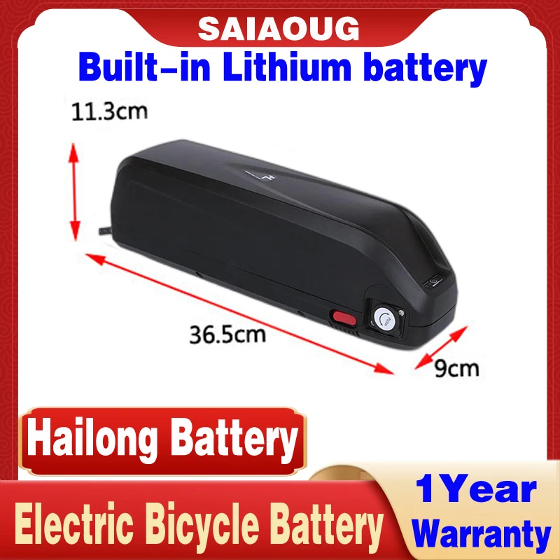 36V Rechargeable 48V Electric Bike 52v Battery 60V Hailong 72V Battery 20/23/24/25/30/35/40/50/60ah Scooter Lithium Battery Pack