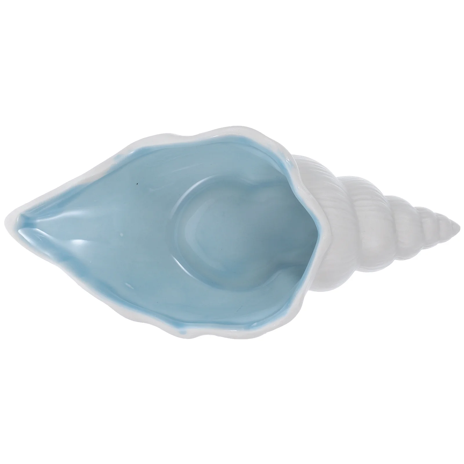 

Conch Bowl for Keys Shape Ceramic Jewelry Tray Dish Decoration Trinket Decorative