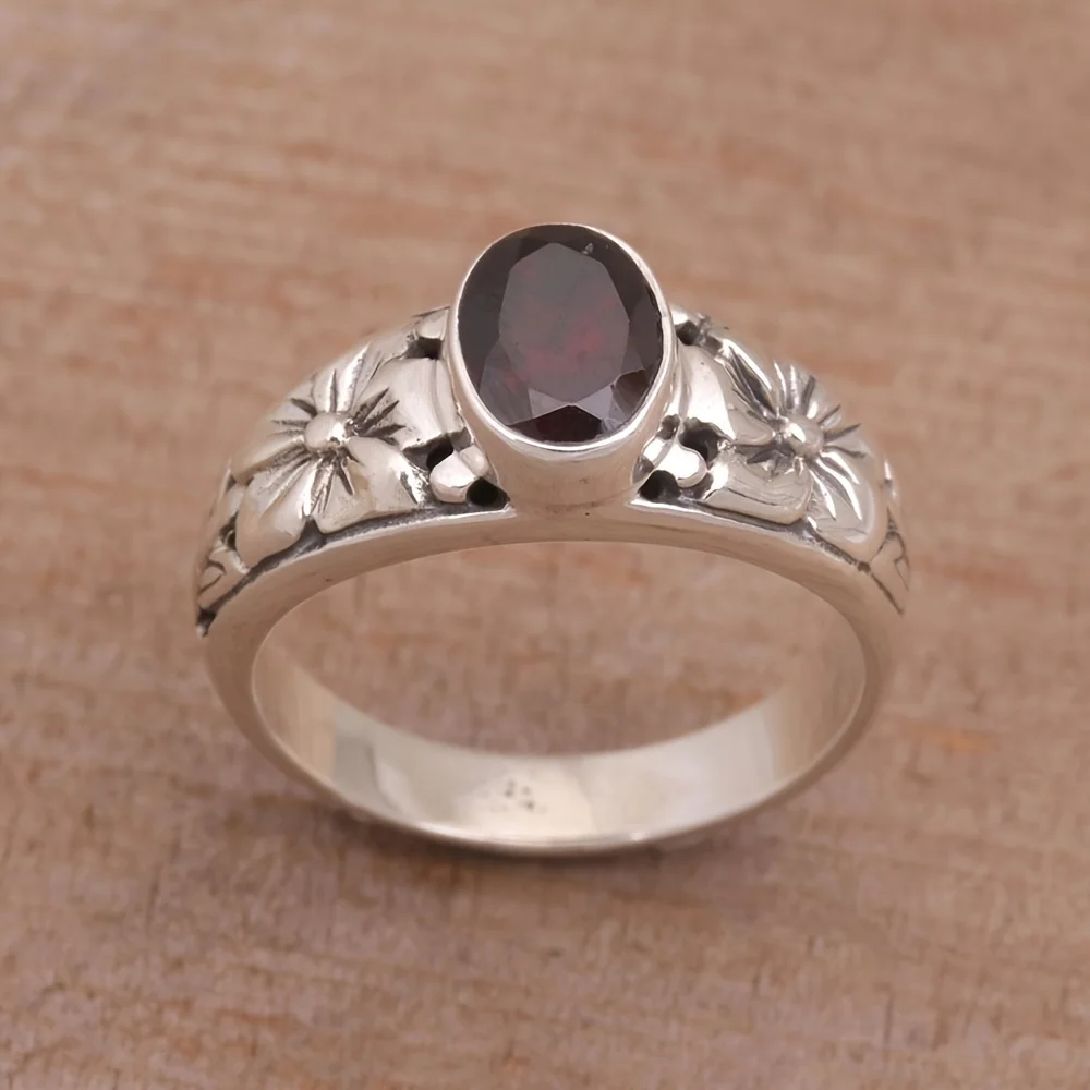 Vintage-Inspired Floral Design Engagement Ring Zirconia Thanksgiving Day Gift for Party, Wedding, Anniversary Romantic Occasions
