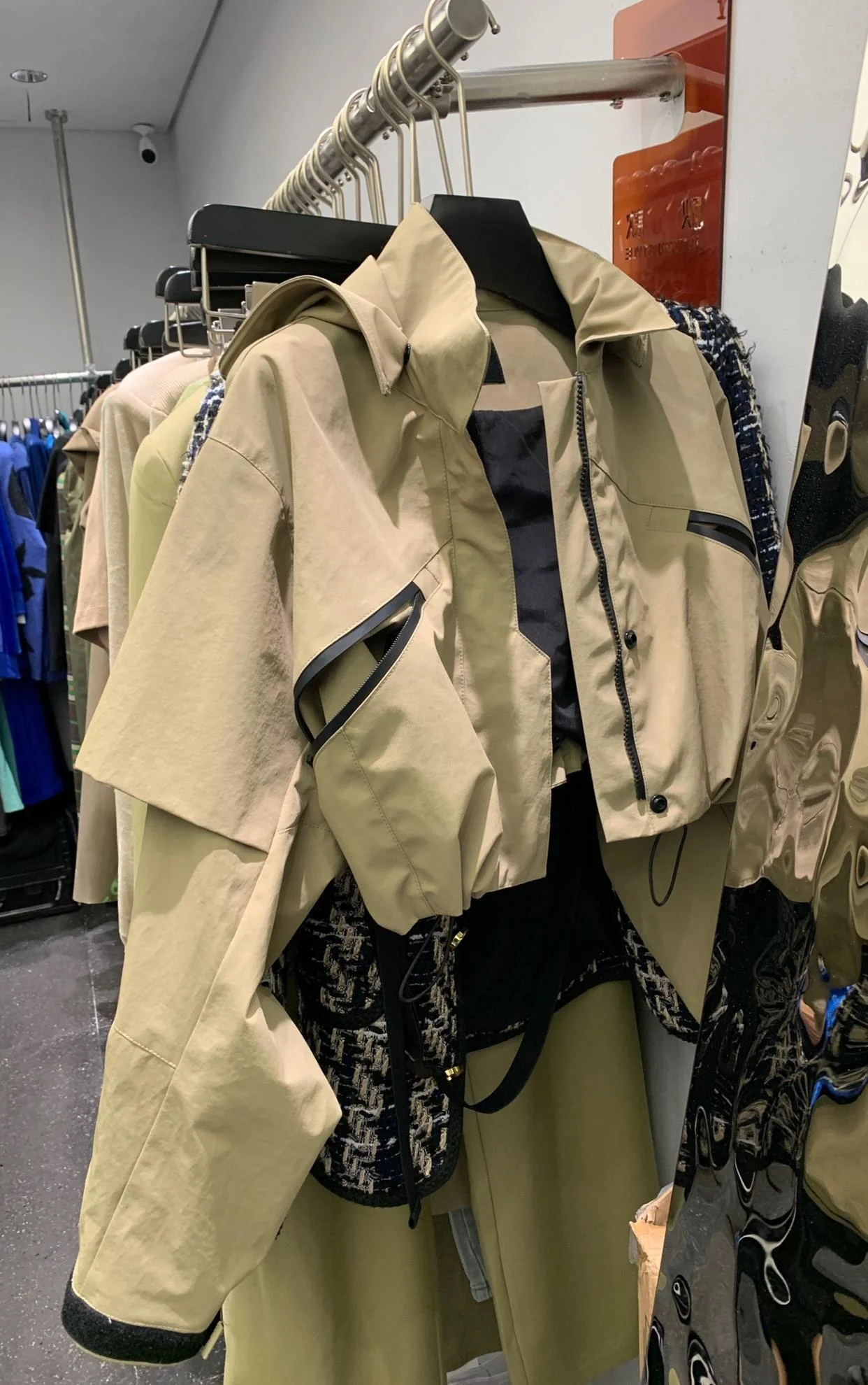 العلامة التجارية Bule المرأة ort البيسبول Jaet الوقوف طوق ملابس العمل معطف الخريف مادة أخرى 00% السيدات قسط Faion #1