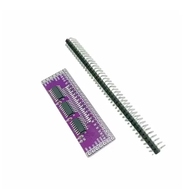 Single chip microcontroller serial to parallel pin IO expansion module 74HC595 output port expansion 3 turns 24 pin LED control