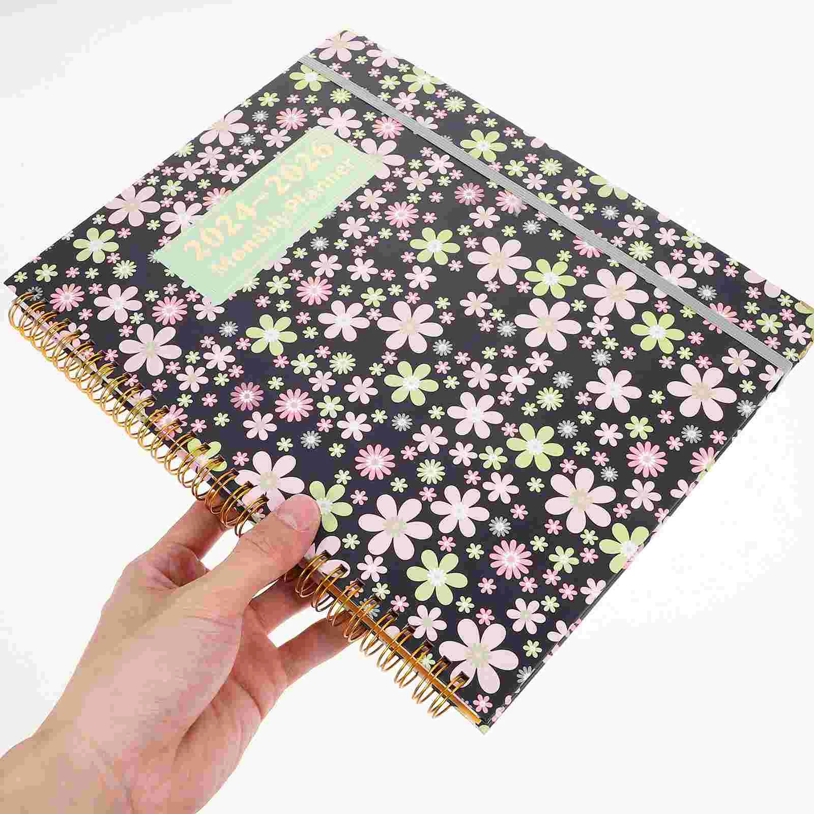 2024 Agenda Book Practical Writing Notepad Multipurpose Planner Notebook Paper Portable