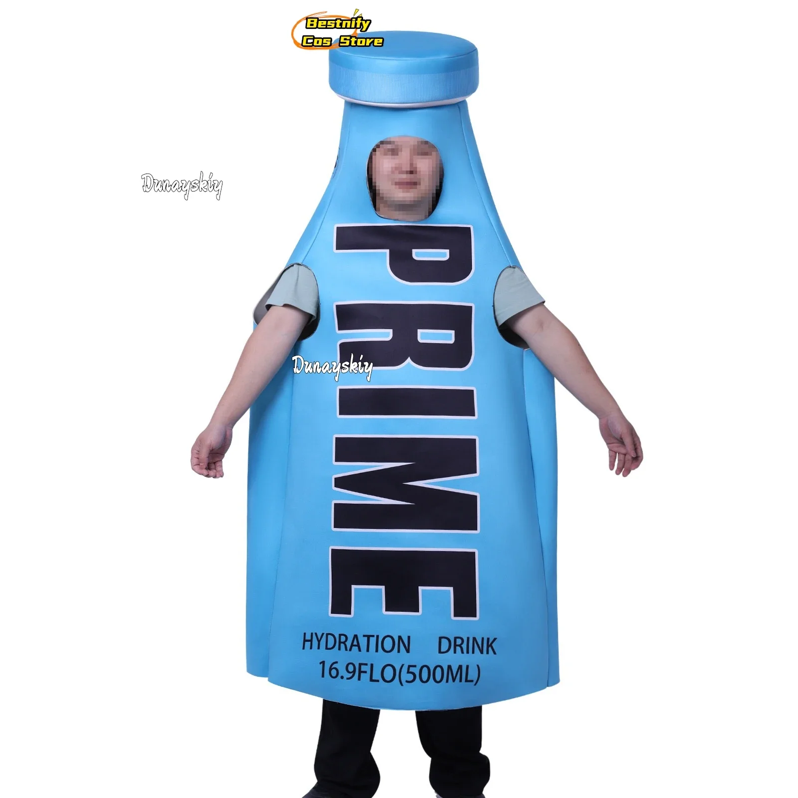 CosplayHalloween Funny Primes Cosplay Adult Drink Beer Costume Unisex Bottle Costume Jumpsuits Halloween Role-playing Outfit Pro