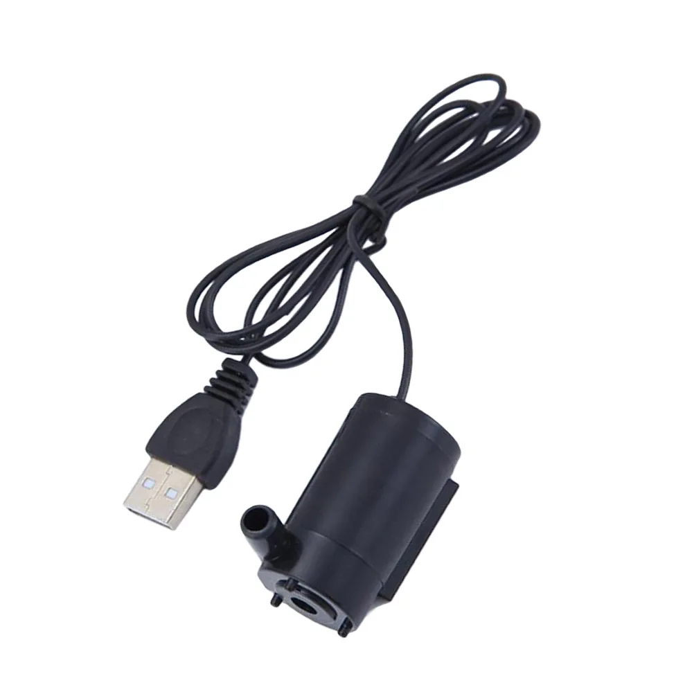 

Micro Submersible Pump Aquarium Water Pump Dc Motor Fountain Spout Hydroponic Durable Black Horizontal Type