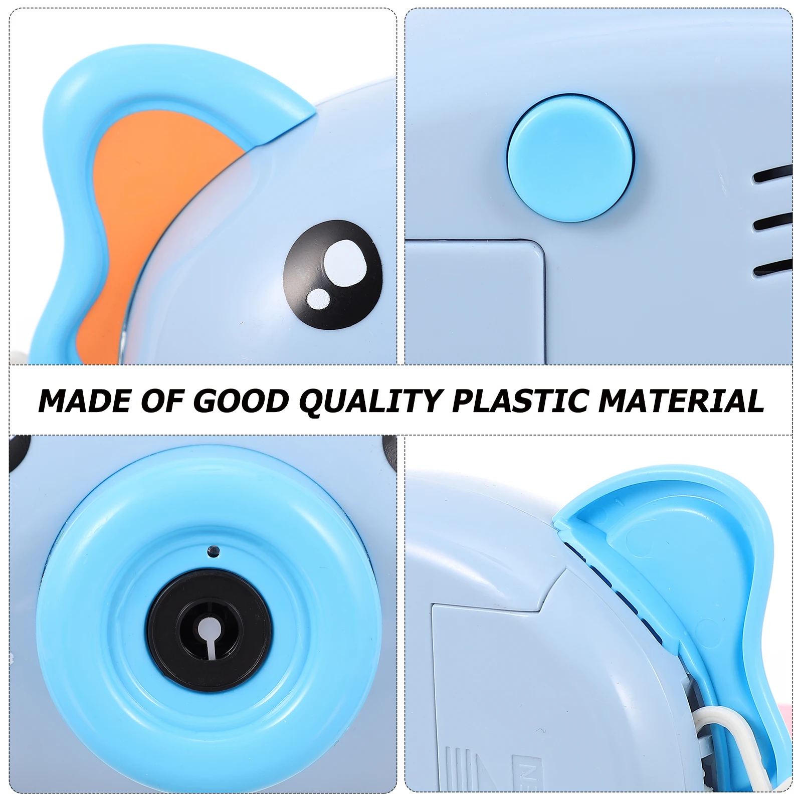 

1 Set Electric Machine Plaything With 2 Bubble Liquids Kids Sturdy Wear-Resistant Adorable Bubble Maker For Children Summer Fun