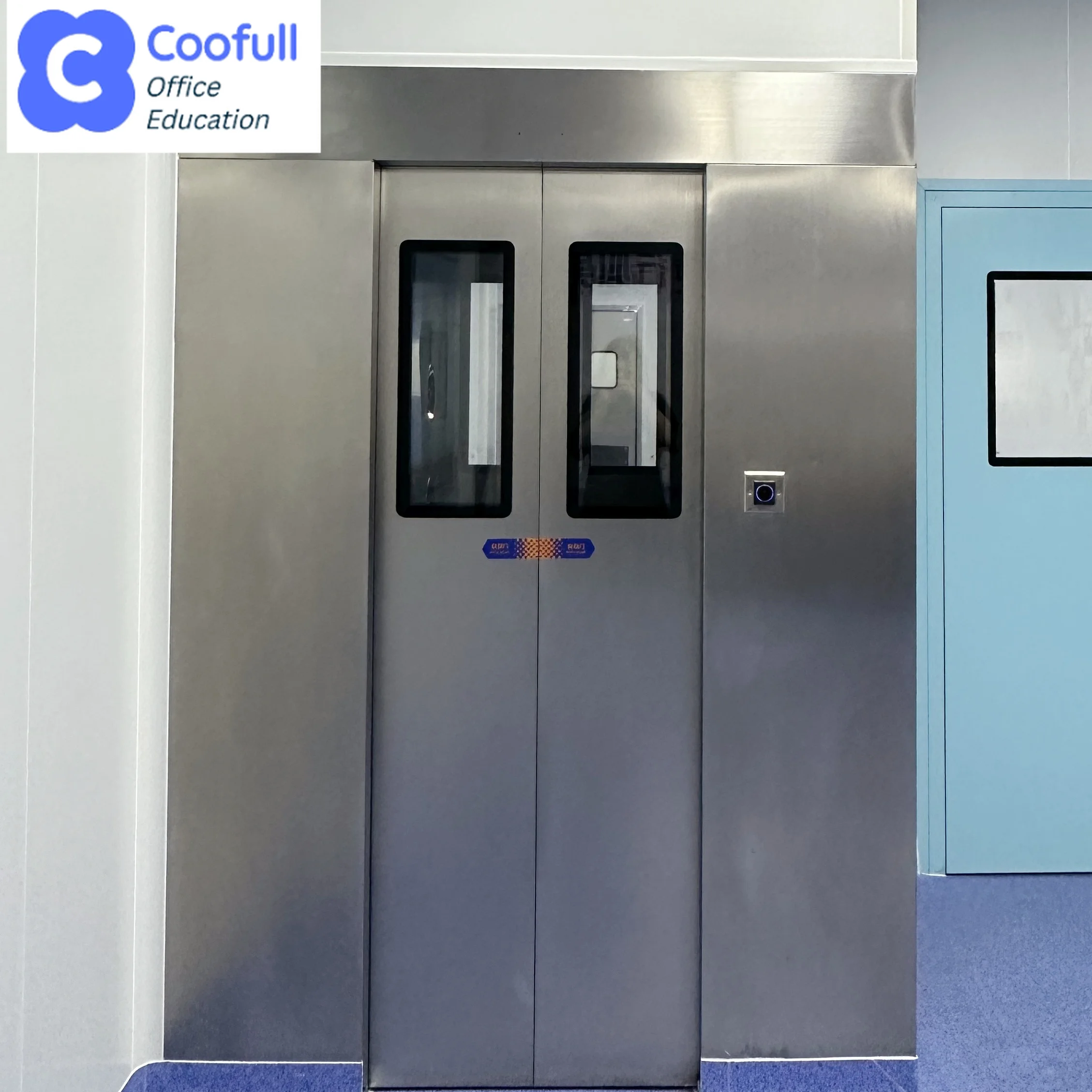 COOFULL 2025 GMP Modar New Condition Cleanroom Stainless Steel Air Shower Modular Clean Room with Interlocked Air System