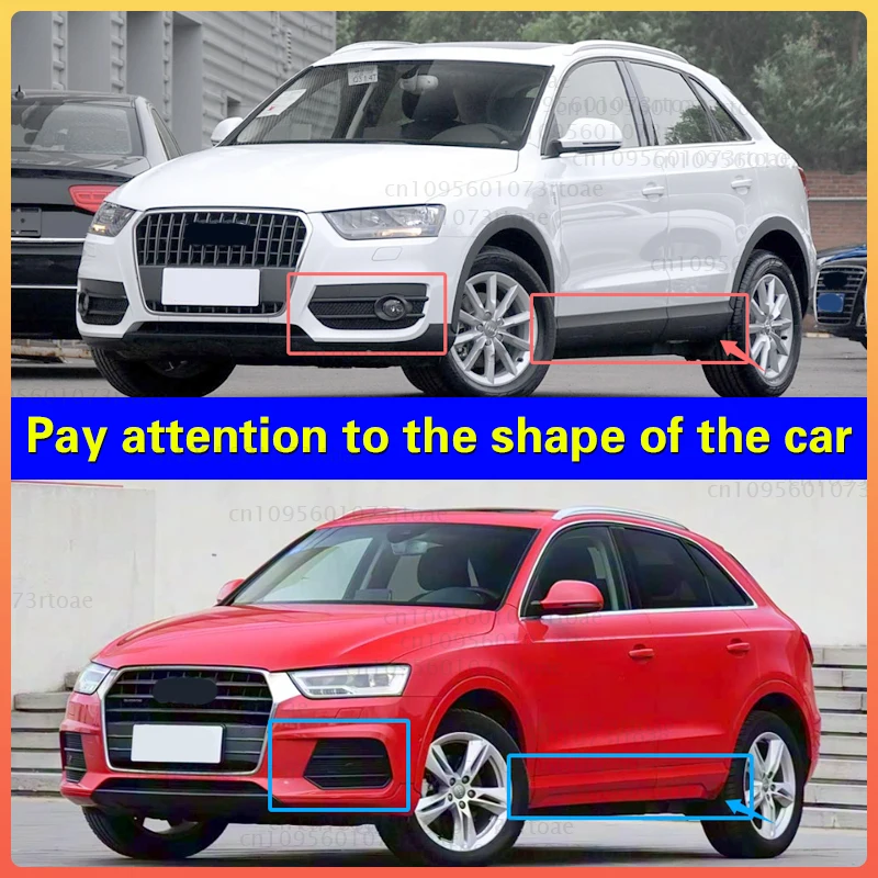 4 PCS Front Rear Car Mudflaps for Audi Q3 8U 2011-2018 Fender Mud Flap Guard Splash Flaps Mudguards Accessories 2012 13 14 15 16