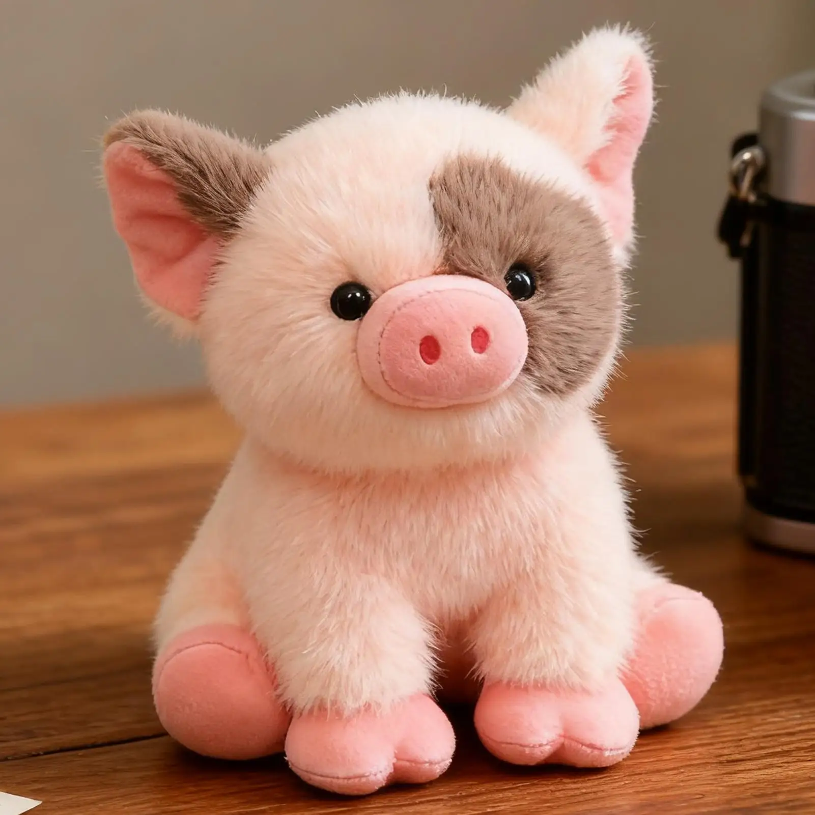 20cm Stuffed Animal Plush Pig Toy Soft Cuddly Pillow Doll Gift for Kids Girls Boys Valentine Day Birthday Christmas Decoration