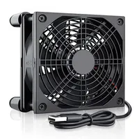 Router Cooling Fan High Airflow Quiet DIY Computer Cooler 5V USB Power 120mm 240mm Fan for TV Box notebook PC Case Electronics
