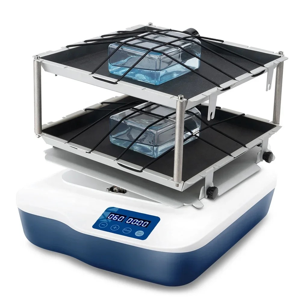 New Product LED Digital 2 Shelf Orbital Shaker 10-80rpm Brushless Motor Shaker for Laboratory
