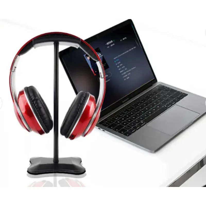 Portable Aluminum Headset Stand - Foldable Gaming Desk Headphone Holder w/Non-Slip Base, Stable Earphone Organizer image 5