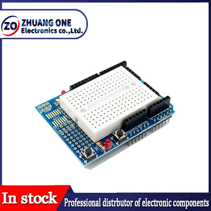 UNO Proto Shield prototype expansion board with SYB-170 mini bread board based For ARDUINO UNO ProtoShield