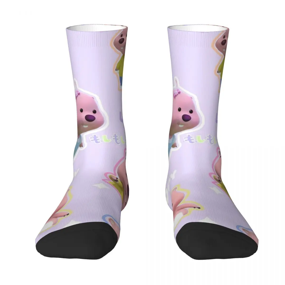 Inverno caldo retrò uomo donna Kawaii Loopy Cartoon Beaver calzini simpatici calzini sportivi traspiranti