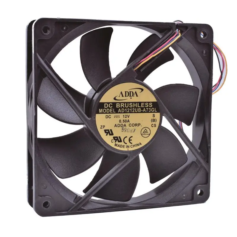 COOLING REVOLUTION AD1212UB-A73GL 12cm 120mm fan 12025 12V 0.50A Double ball bearing DC fan computer CPU cooler cooling fan