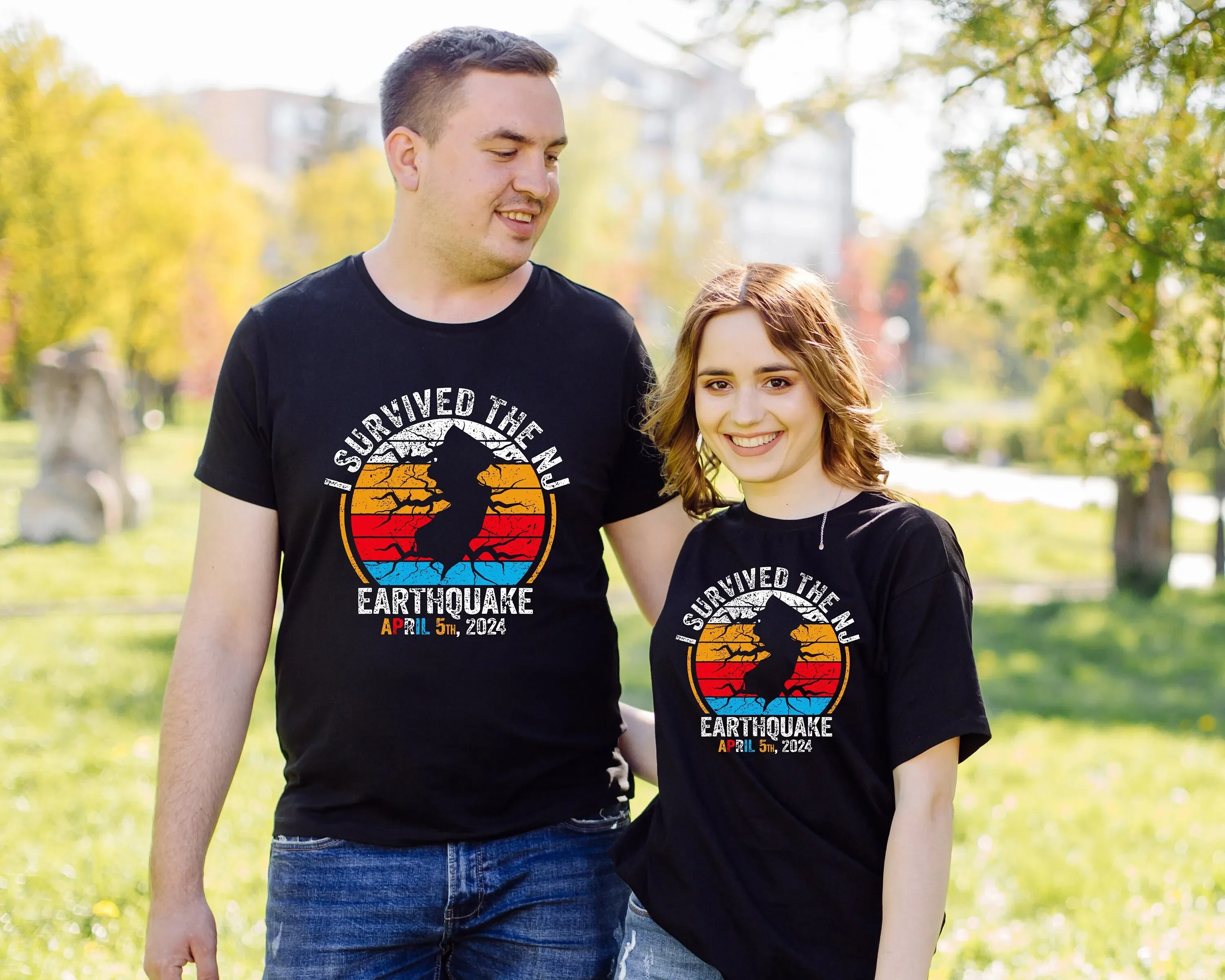 Ich überlebte das NJ-Erdbeben 2024 T-Shirt