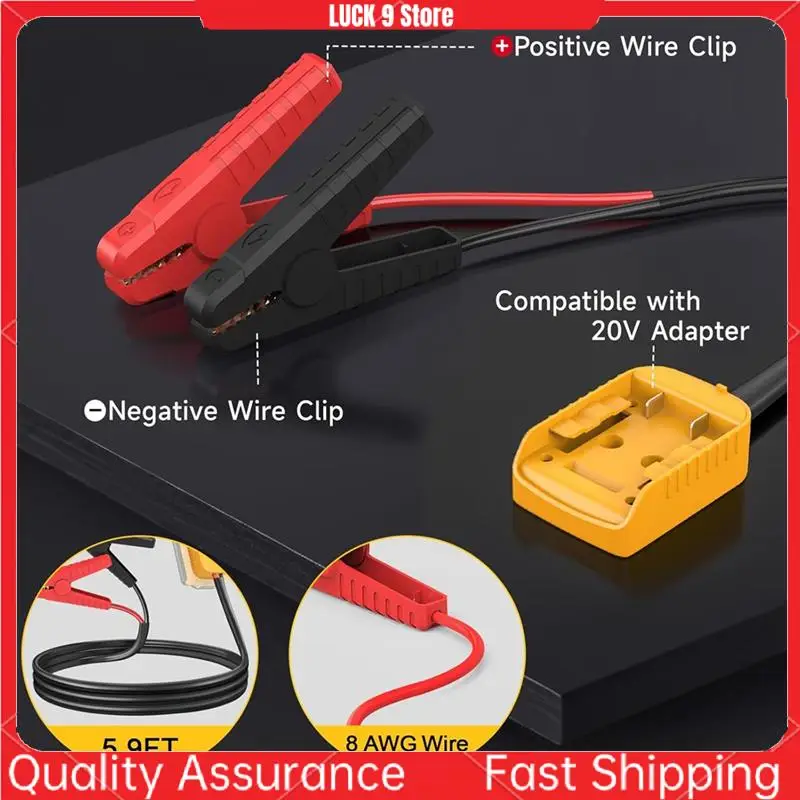 

Jump Starter Cable For 20V Battery For Jump Starting Using Tool Portable Battery Jumper Starter-AB52