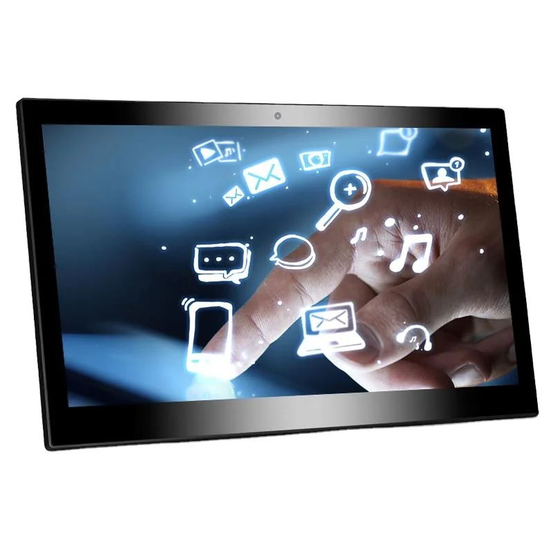 

10-point capacitive touch 14inch full flat screen android system computer all in one