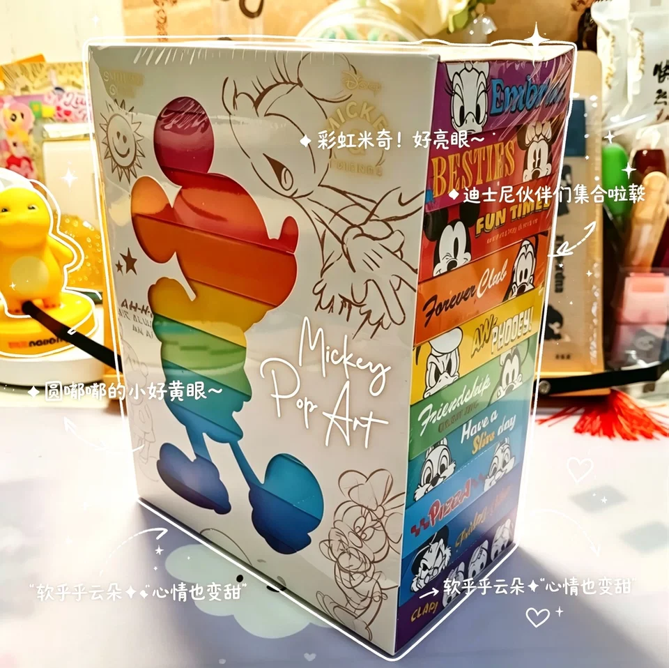 SHININGSOUL 2026 Disney Mickey And Friends Pop Art Collecting Card Newly Released Genuine Designer Toys Surprise Holiday Gift