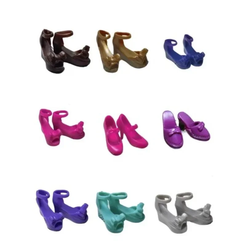 High quality YJ174 classic shoes flat foot high heels sandals fun to choose for your Barbiie dolls 1/6 Scale accessories