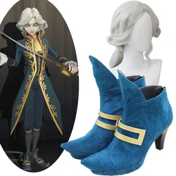 Game Identity V Photographer Cosplay Party Stage Singer Tuxedo Boots Joseph Desaulniers Role Play shoes Wig Shoes Anime Cospaly