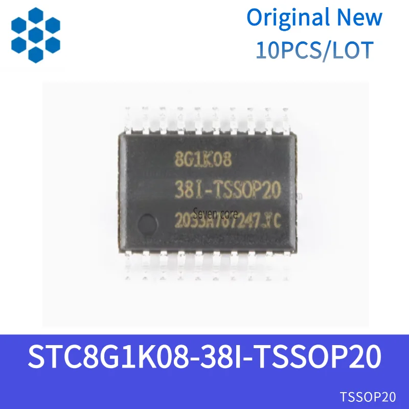 

Оригинальный новый 10 шт./лот STC8G1K08-38I-TSSOP20 улучшенный 1T 8051 однокристальный микрокомпьютер микроконтроллер MCU