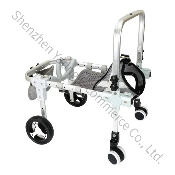 New Pet Dog Wheelchair Elderly Dog Four-wheel Hind Limb Assistance Disabled Dog Rehabilitation Paralysis Weak Hind Leg Walker