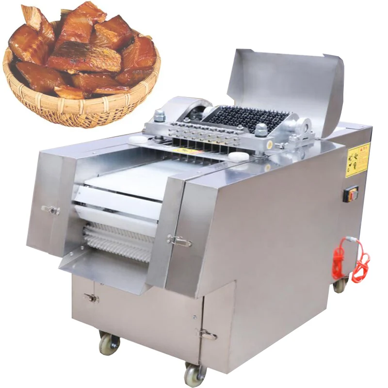 Electric New Chicken Nugget Cutting Machine Processing Tool 220V/380V Stainless Steel Cutting Chicken Machine Commercial