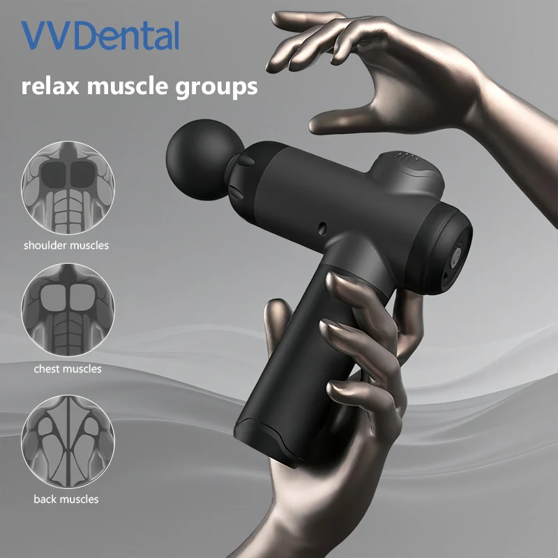 Fascia Massage Gun Deep Tissue Mini Muscle Massage Gun Lightweight Adjustable Speed Whole Body Massage Equipment