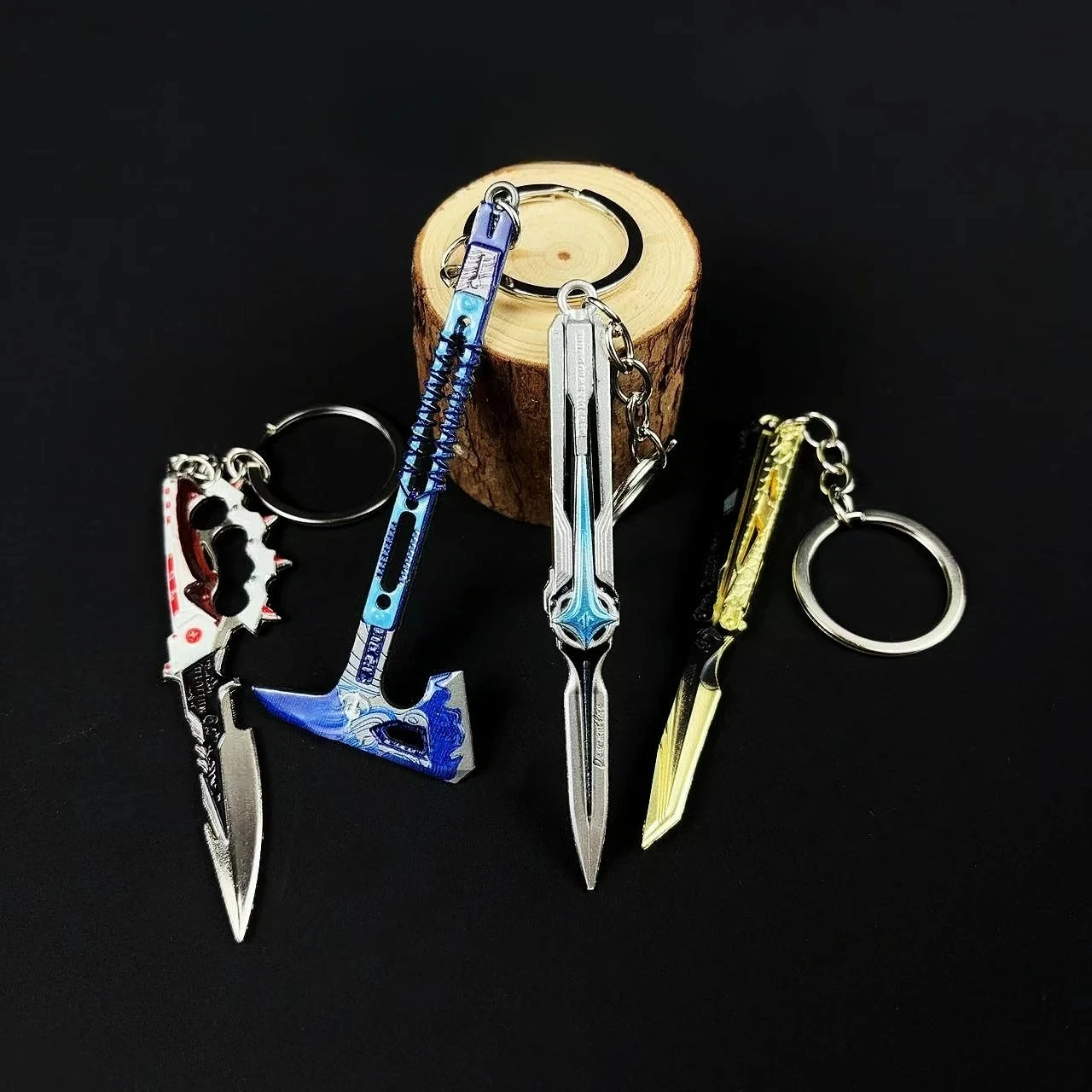 9cm Delta Force Mini Shadow Fang Knife Toy Keychain Pendant Gift Decoration Men's Fashion Accessories Battle Keychain Sword