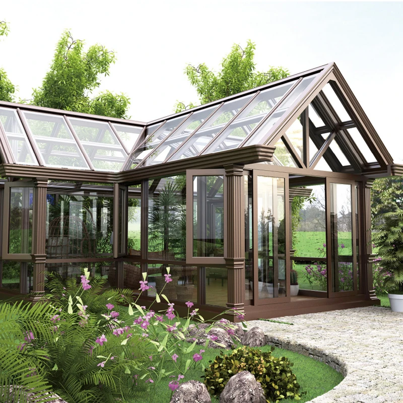 Sun Rooms Sunshine Rooms Patio Garden Glass House Greenhouse The solar energy light bends down the electricity generation glass