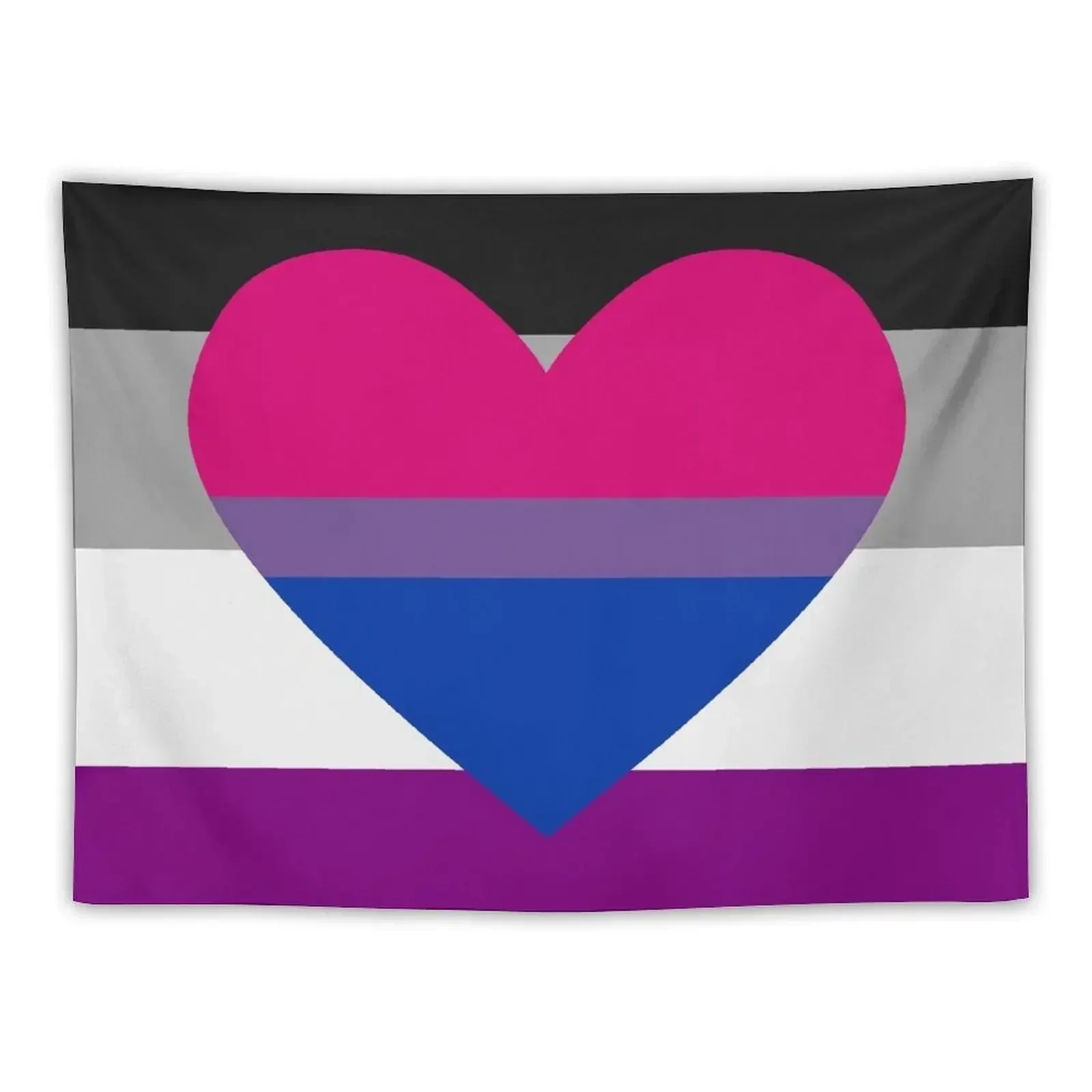 Ace and bi flag Tapestry Decor Home Carpet On The Wall Tapestry