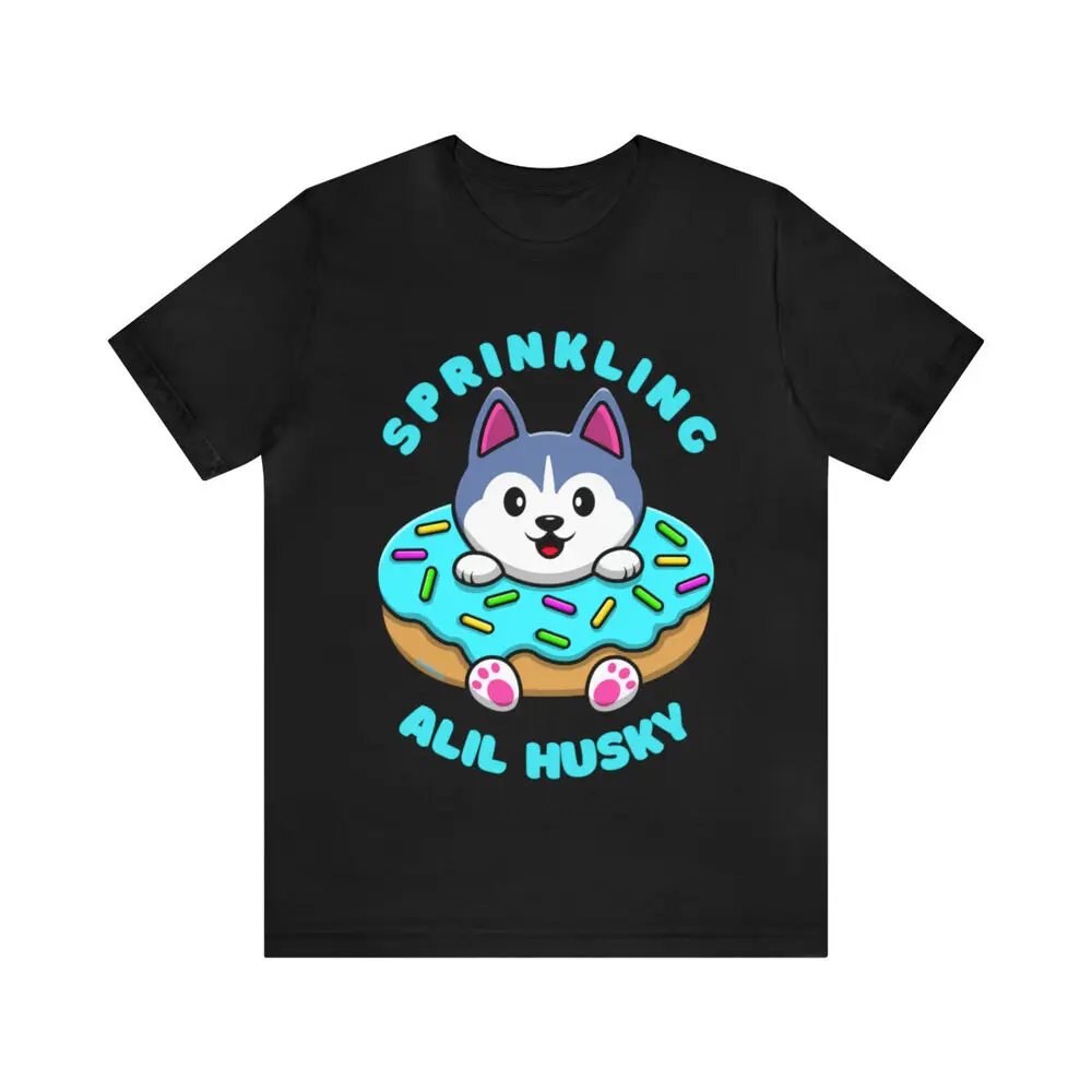 Sprinkling Alil Husky Cute Tee Unisex T-shirts For Men Women Summer Tees Cotton Luxury Brand Vintage Oversized