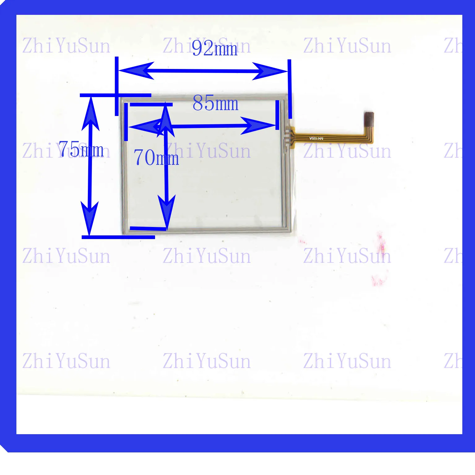 92*75mm  TOUCHSCREEN GLASS  this is compatible  92*75  M4105A