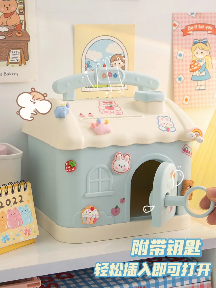 2023 New Style Piggy Bank, Girls Can't Get Out Of The Boys' Password Savings Box On International Children's Day