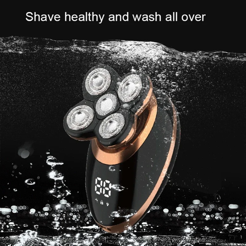 5in1 Wet Dry Electric Shaver Beard Hair Trimmer Razor Rechargeable Facial Shaving Machine USB