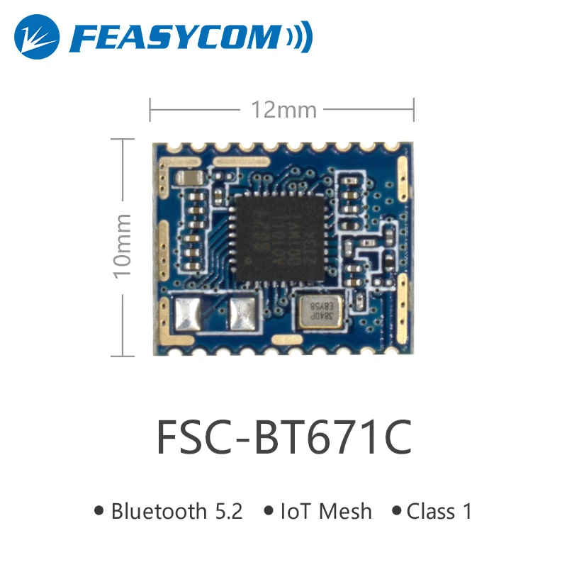 Silicon Labs EFR32BG21 FSC-BT671C Bluetooth 5.2 Long Range SIG Mesh Module Network Application