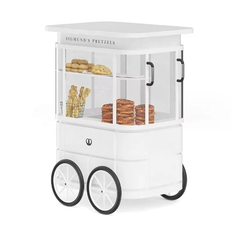 The food cabinet is a coffee phone cart for the manufacturer and the snack cart